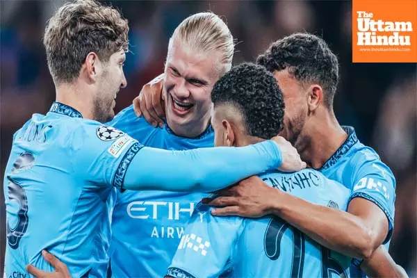 Guardiola hails unstoppable Haaland after brace against Sparta