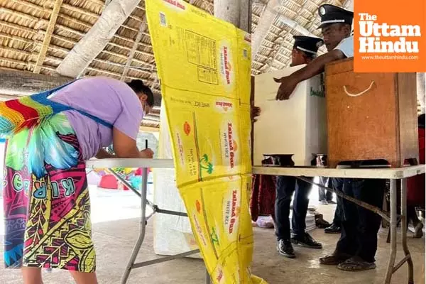 Pacific island country Kiribati holds presidential election