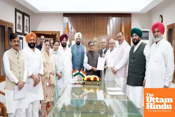 BJP leaders meet Punjab Guv, seeks timely lifting of paddy