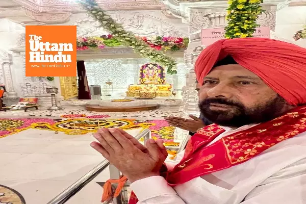 Kewal Singh Dhillon pays obeisance at Ayodhya’s Shri Ram temple on Diwali, prays for Barnala’s and Punjabs prosperity