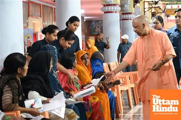 UP CM Yogi holds Janta Darshan in Gorakhpur, pledges support to citizens