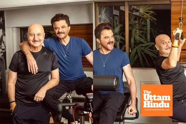 Anil Kapoor heaps praise at ‘young boy at heart’ Anupam Kher as they turn gym-buddies