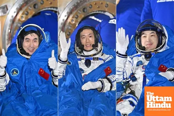 3 Chinese astronauts return to Earth after spending 192 days at Tiangong space station