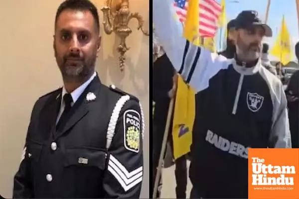 Canada suspends cop over attending pro-Khalistan protest outside Hindu temple