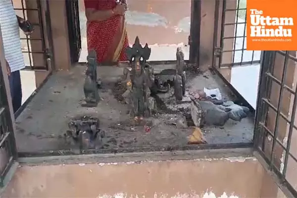 Another temple vandalised in Hyderabad