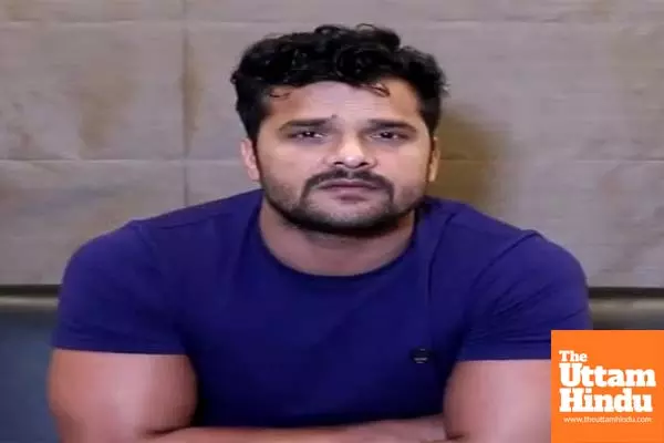 Bhojpuri actor Khesari Lal Yadav promotes new film Rajaram