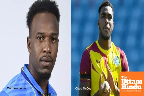 Matthew Forde out with injury, Obed McCoy takes his place in West Indies T20I Squad