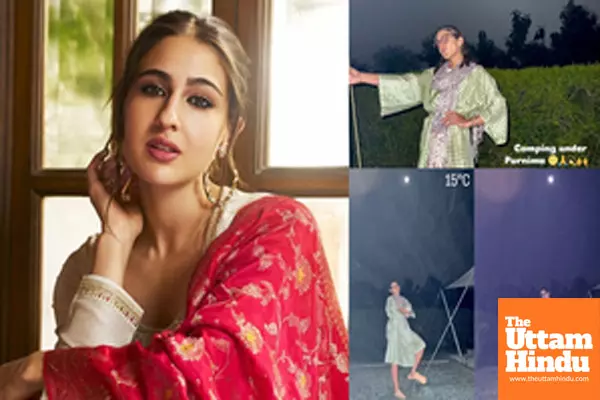 Sara Ali Khan shares a peek into her ‘camping under Purnima’