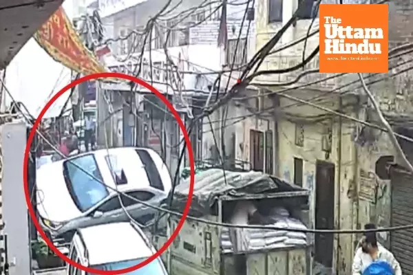 Verna Car Flips in Ludhiana, 14 Year-old Driving; Watch Video