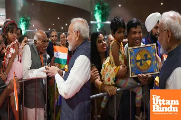 Deeply touched, says PM Modi after meeting Indian community in Brazil