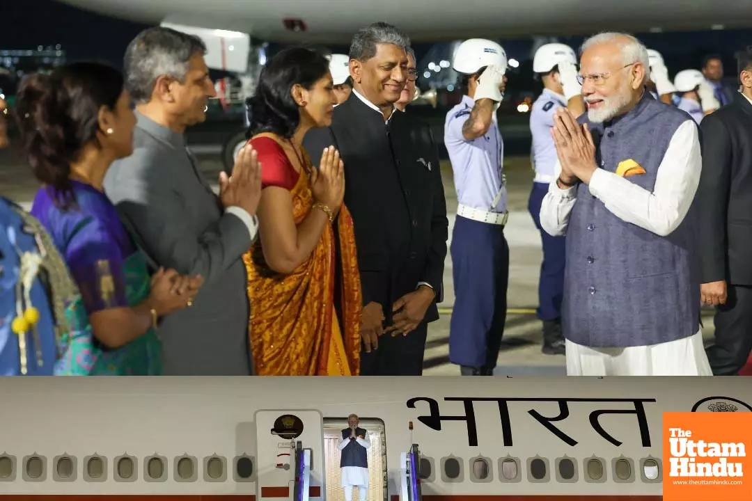 PM Modi arrives in Brazil to participate in G20 Summit