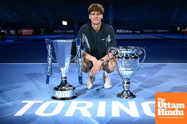 Sinner caps historic season with tour-leading 8th title after lifting ATP Finals trophy