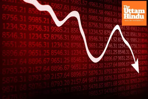 Indian share market closes in red, Nifty slides below 23,500