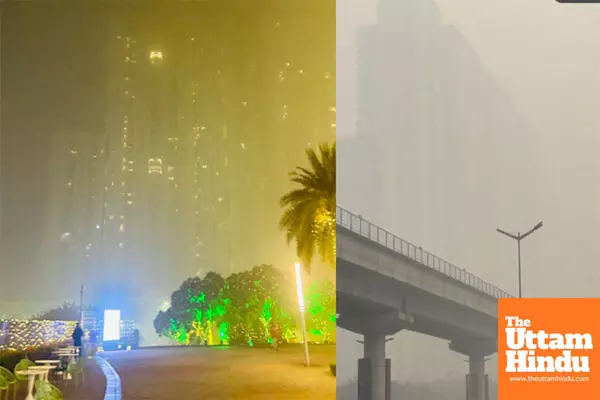 Invisible luxury: Gurugram’s high-end flats vanish in thick smog as air quality hits dangerous levels