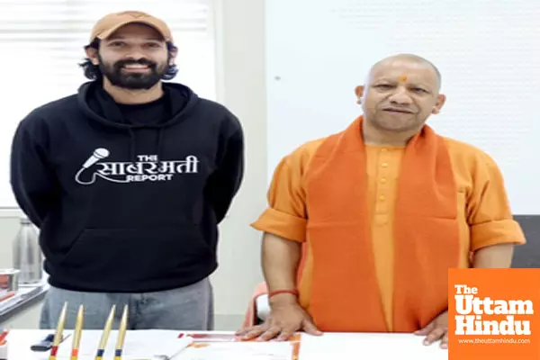 Vikrant Massey pays a visit to UP CM Yogi Adityanath