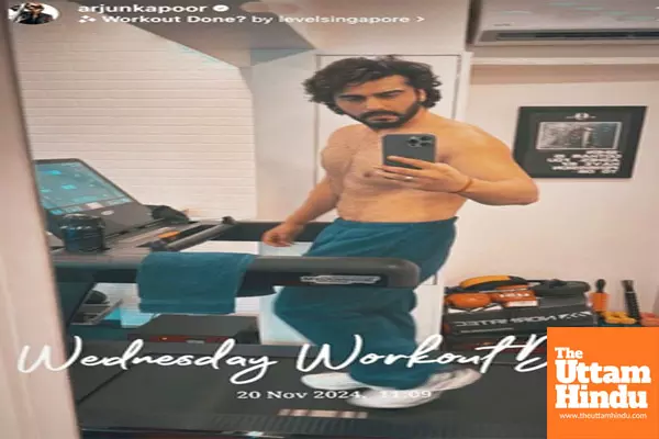 Arjun Kapoor is done with his ‘Wednesday workout’