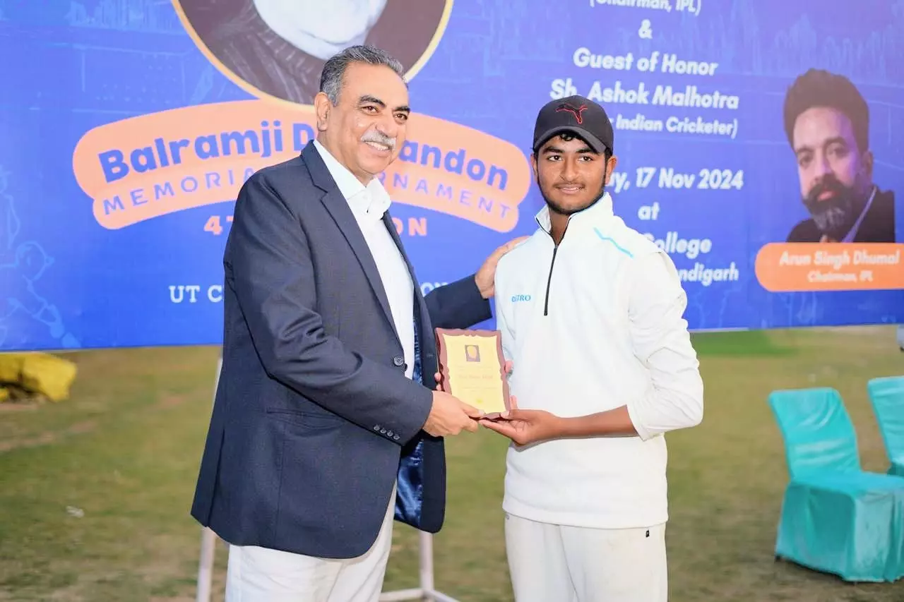 Cambridge boy Advik Singh Shines as Best Batsman in 4th Balram Dass Tandon Inter-state cricket Tournament