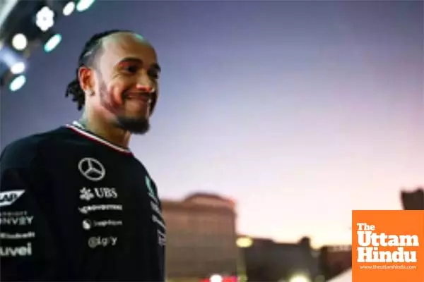 Hamilton surprised by Mercedes pace after topping first two practice at Las Vegas GP