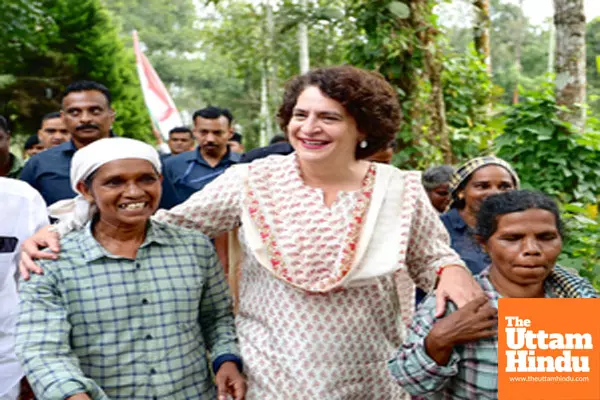 Priyanka Gandhi leads in Wayanad, BJP ahead in Palakkad Assembly seat