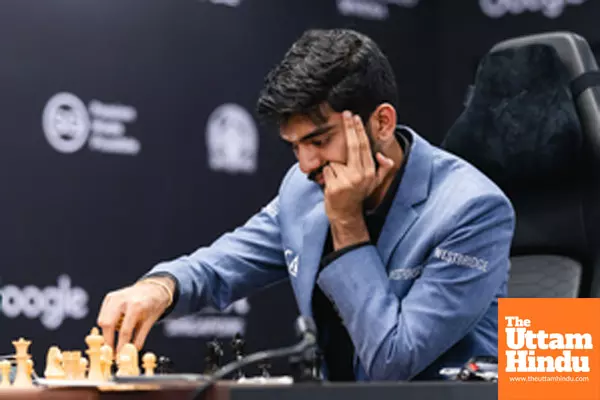 World Chess Championship: Gukesh back on level terms as Ding Liren loses on time in third game