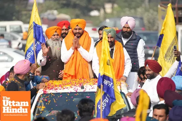 Second Day of the Shukrana Yatra: AAP Punjab Working President Sherry Kalsi Leads the Yatra from Amritsar to Batala