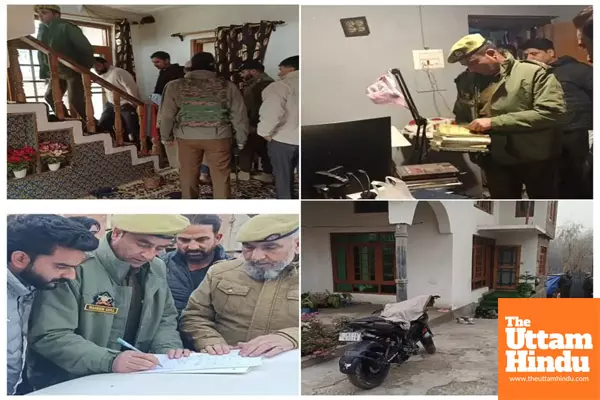 Srinagar Police Crackdown: Major Raids Against Seditious Propaganda Spreaders, Seize Incriminating Evidence!