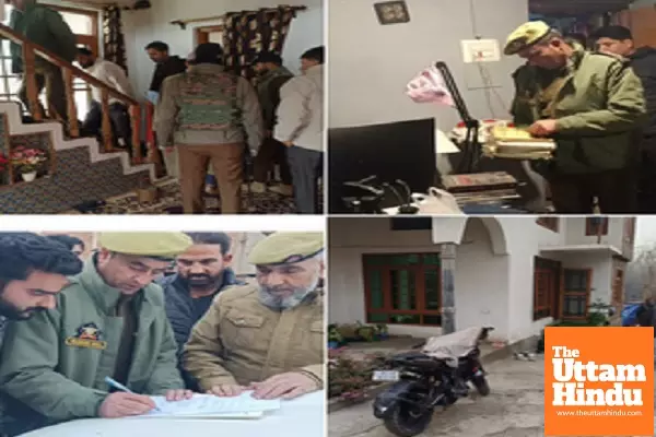 NIA carries out searches in J&Ks Handwara, police raids various places in Srinagar