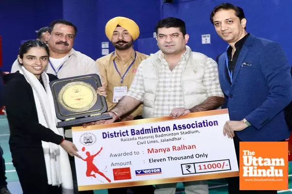 CP Swapan Sharma Inaugurates Punjab State Senior Badminton Championship