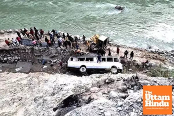 Tragedy Strikes: 5 Dead, 20 Injured as Bus Plunges into River Near Bengal-Sikkim Border