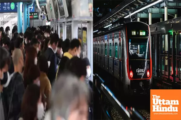 South Koreas rush hour delayed as 4-Minute toilet break affects 125 trains