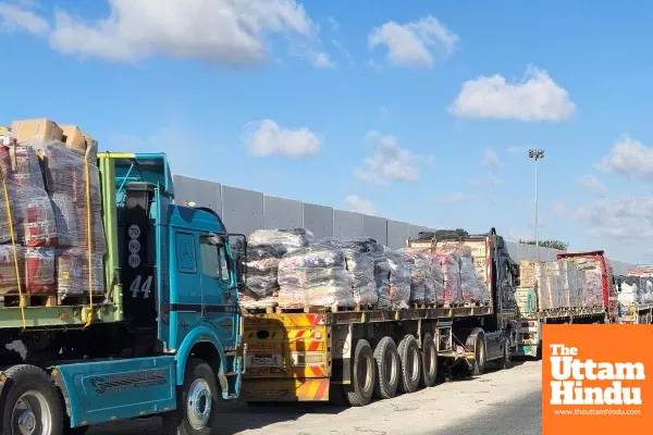 Jordan sends 50-truck aid convoy to Gaza