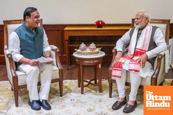 Assam CM meets PM Modi in Delhi, discusses key issues