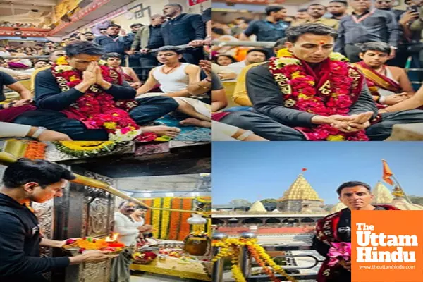 Sonu Sood visits Mahakaleshwar Temple to seek blessings for his directorial debut ‘Fateh’