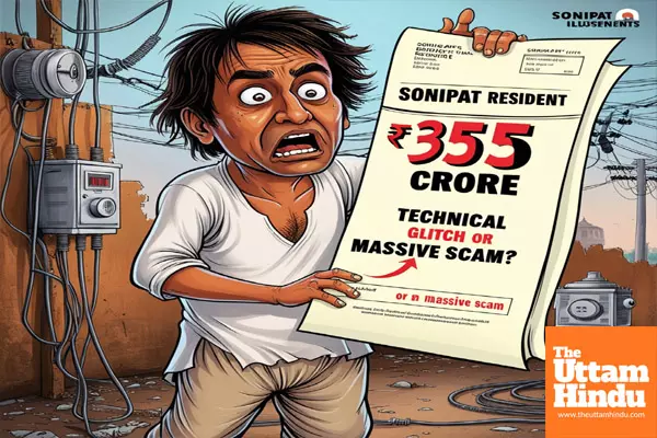 Shocking ₹355 Crore Electricity Bill Hits Sonipat Resident: Technical Glitch or Massive Scam?