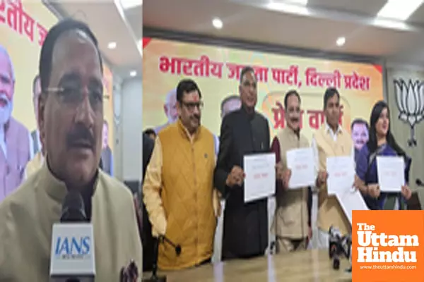 BJP launches signature campaign, missed call initiative for Ayushman Bharat in Delhi