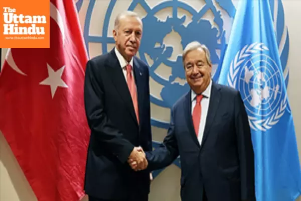 Turkeys Erdogan, UN chief discuss Syrian conflict over phone