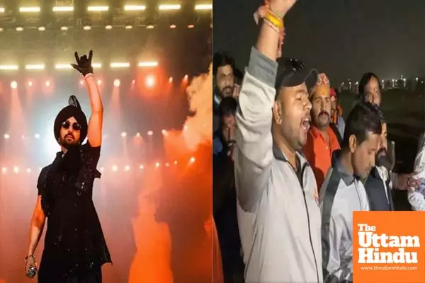 Diljit Dosanjh’s Indore Concert Disrupted by Bajrang Dal Over Alleged Alcohol and Meat Distribution