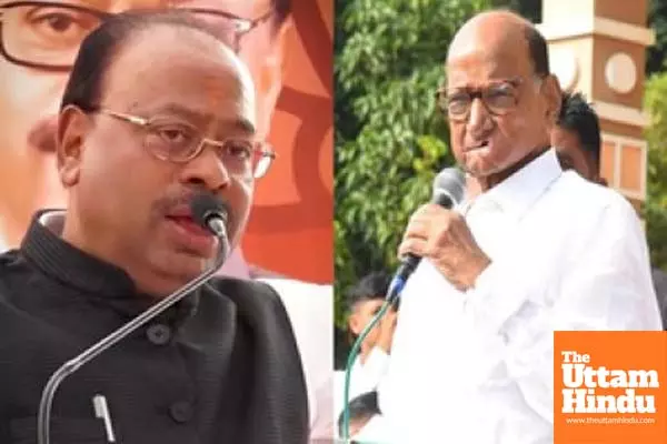 BJP accuses Sharad Pawar of misleading people over EVM issue, dares MVA legislators to resign