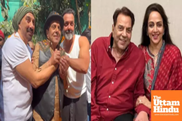 Dharmendra celebrates birthday with sons Bobby, Sunny, wife Hema Malini shares heartwarming post