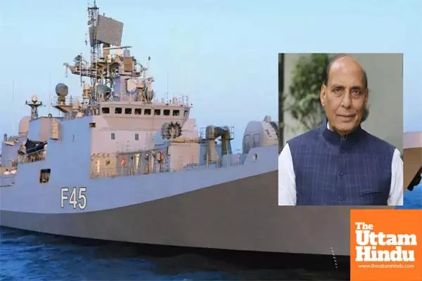 Defence Minister Singh to commission Navys new frigate INS Tushil in Russia today