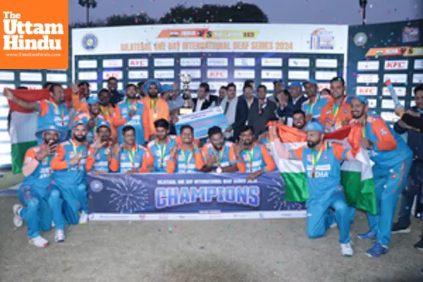 Indian deaf cricket team completes 5-0 clean sweep of Sri Lanka