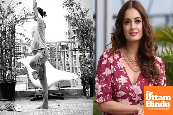 Dia Mirza’s in work mode as she soaks in Delhi sun