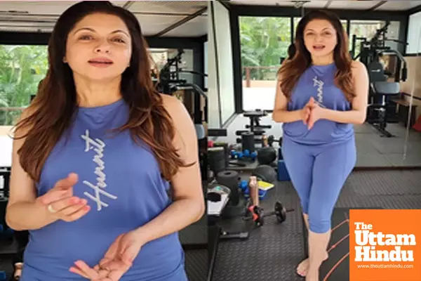 Bhagyashree turns fitness coach, talks about benefits of ‘crab walk’