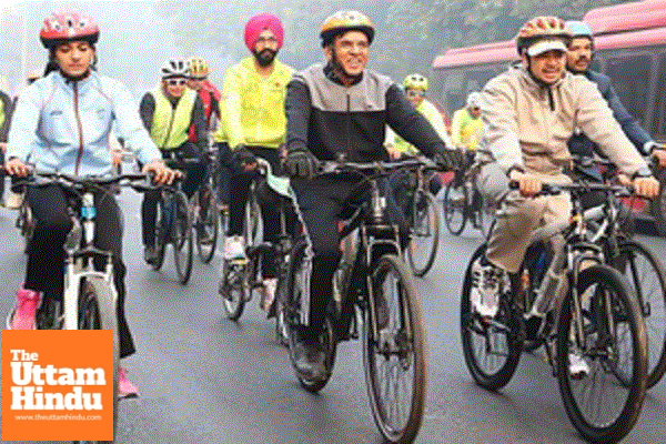 Mandaviya flags off ‘Fit India Cycling Drive’