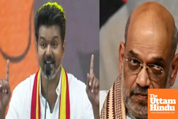 TVK chief Vijay hits out at Amit Shahs remarks on Ambedkar