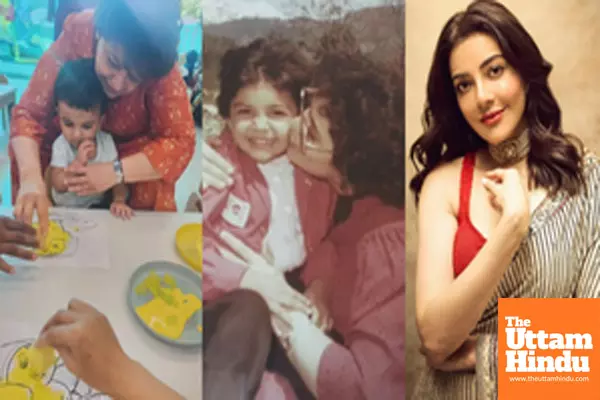 Kajal Aggarwal relives her childhood memories on her mothers birthday