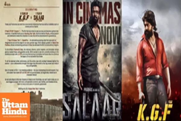 Hombale films announces next chapters of iconic films, Salaar and K.G.F. directed by Prashanth Neel