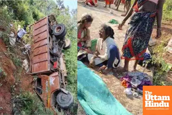 Road Accident in Chattisgarh Jagdalpur Leaves 5 Dead, Many Injured as Cargo Vehicle Overturns