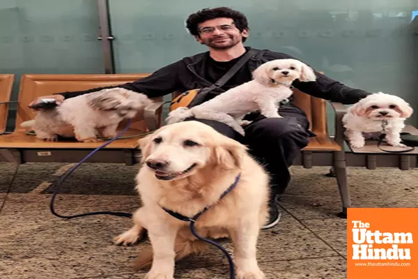 Sunil Grover’s ‘kaarvaan’ with his furry friends