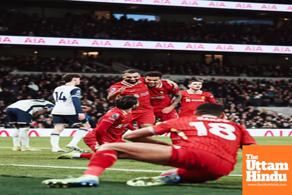 PL: Salah, Diaz brace seal Liverpool’s emphatic 6-3 victory over Spurs